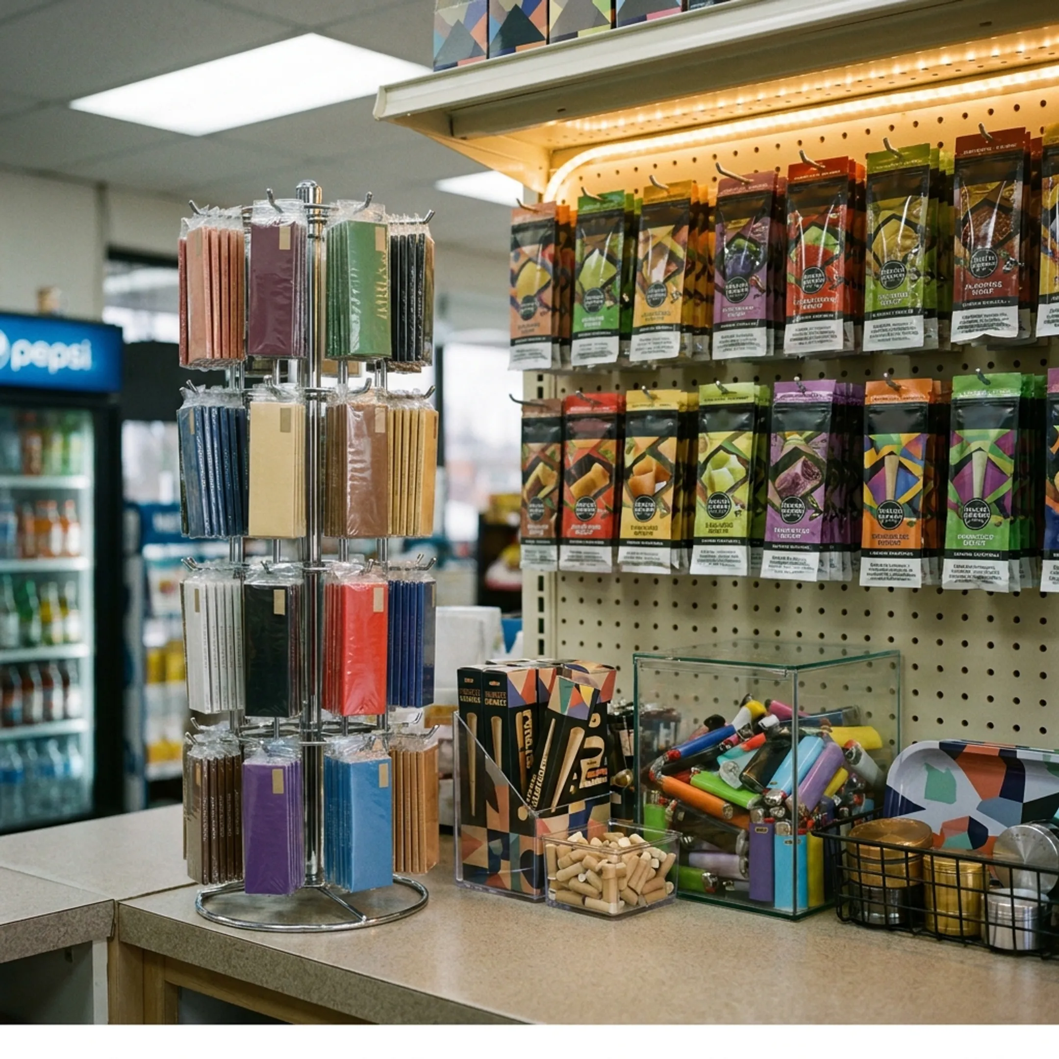 Convenience store rolling supplies