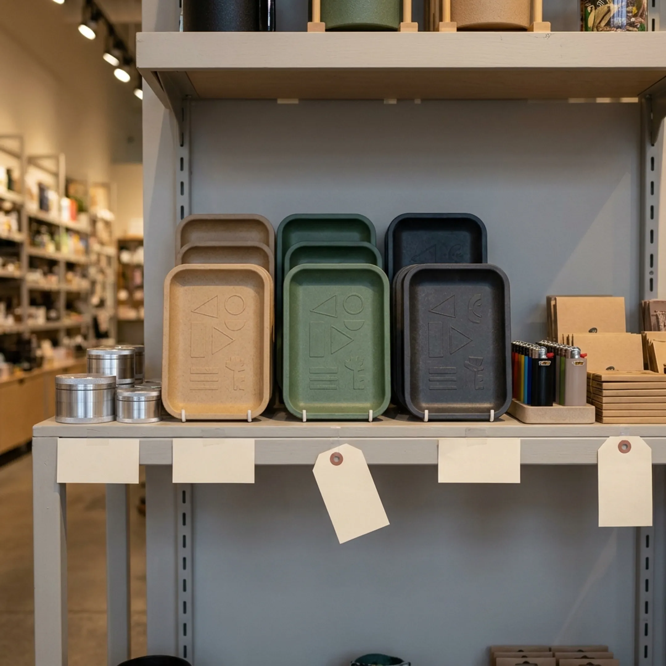 Gift shop rolling tray display