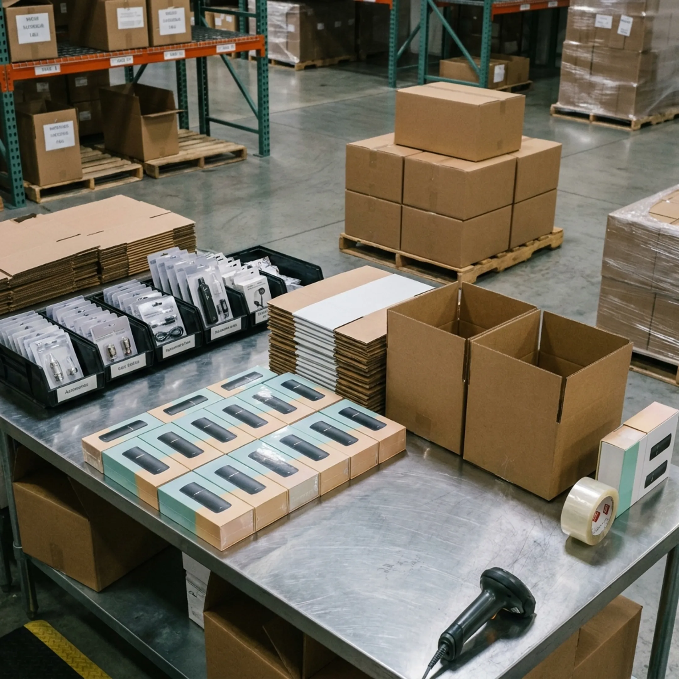 Wholesale distribution to retail locations
