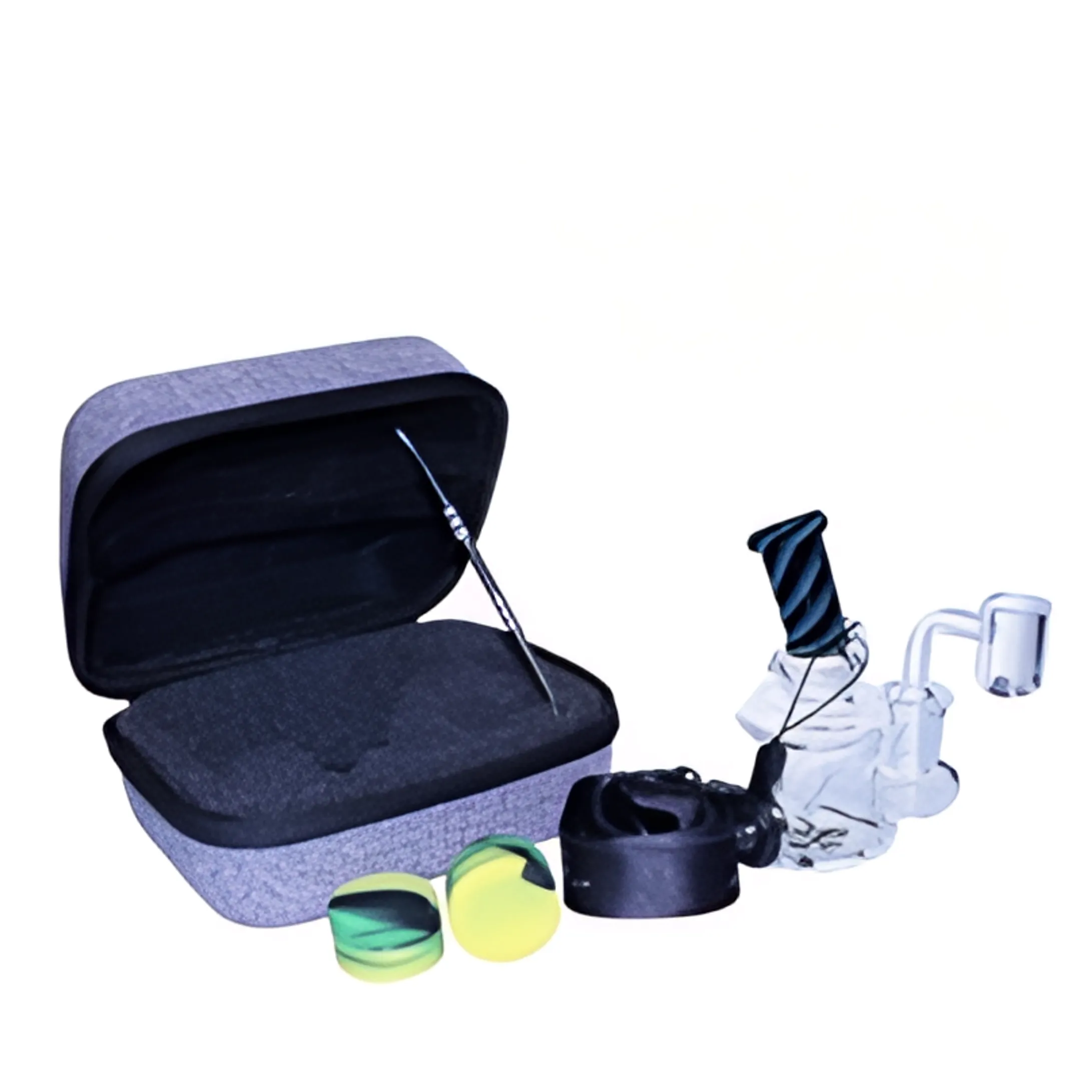 Glass water pipe prepared for home use