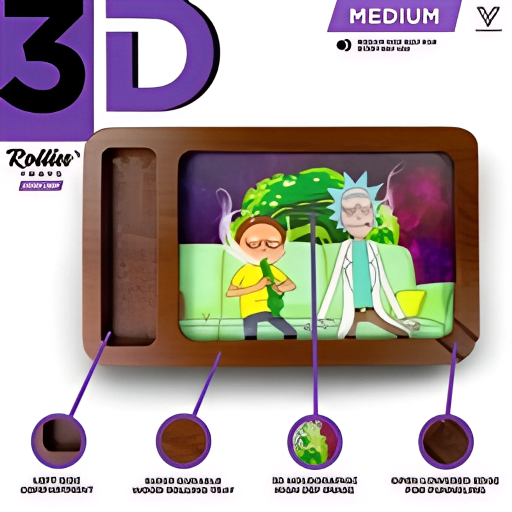 Gift shop rolling tray display