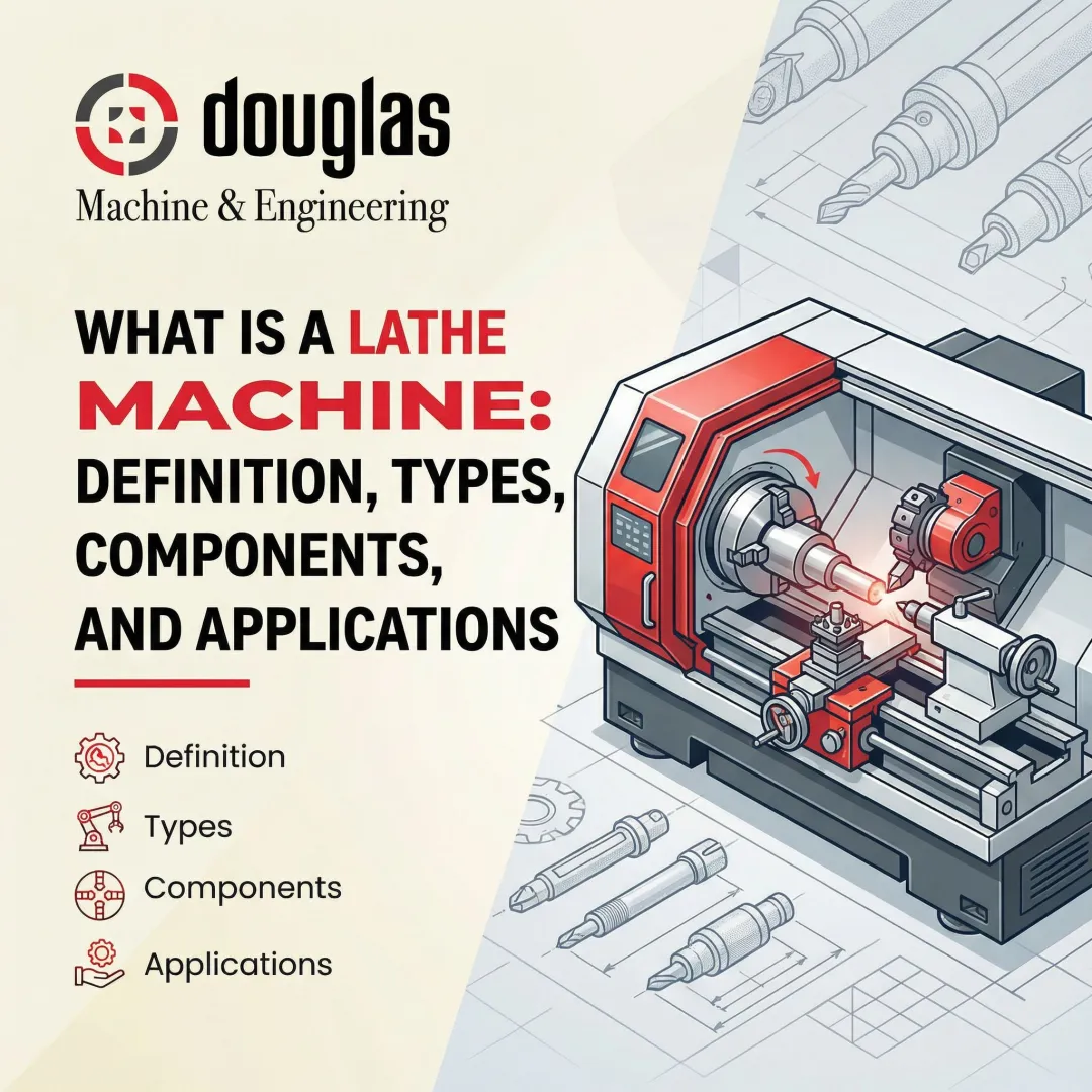 What is a Lathe Machine: Definition, Types, Components, and Applications