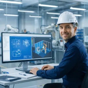 Step-by-step robotic welding process from design engineering to final on-site installation