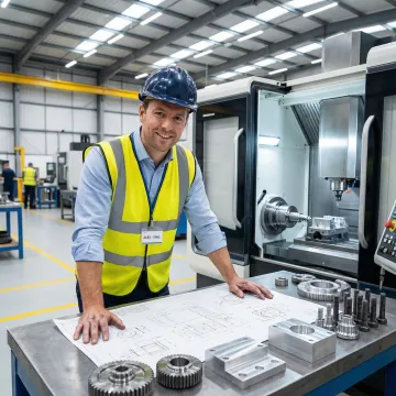 DM&E team managing precision fabrication project from design to installation