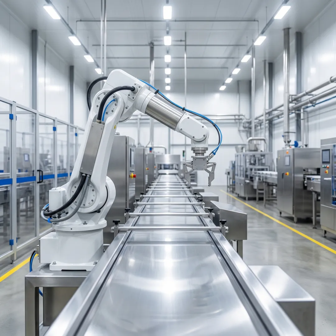 Custom Robot Integrators for Food and Beverage Industry Safety Compliance