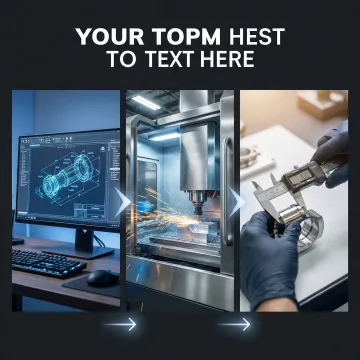 Step-by-step CNC machining process from design to finished precision component