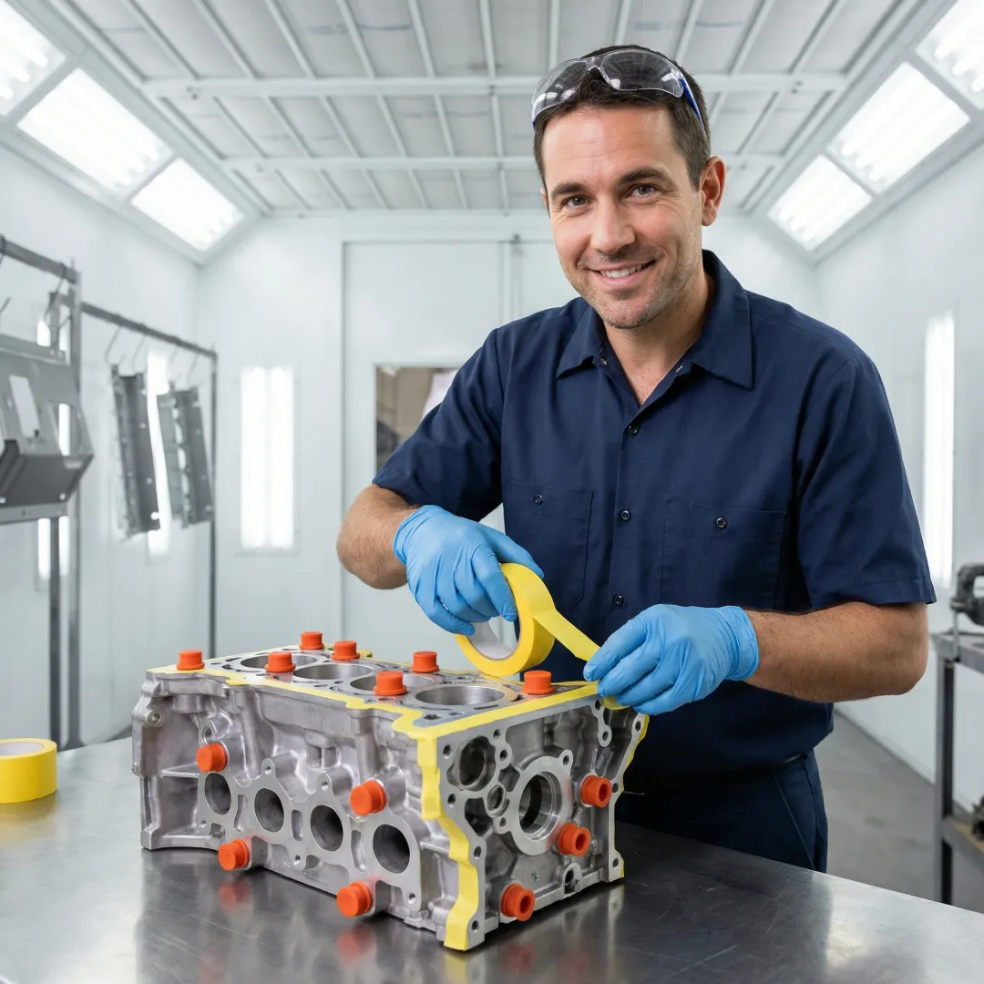 Professional Custom Powder Coating Masking Service - Precision Masking Solutions