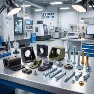 Defense metal components with ITAR-compliant powder coating and plating finishes