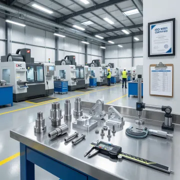 AS9100D certified metal fabrication facility producing defense industry components