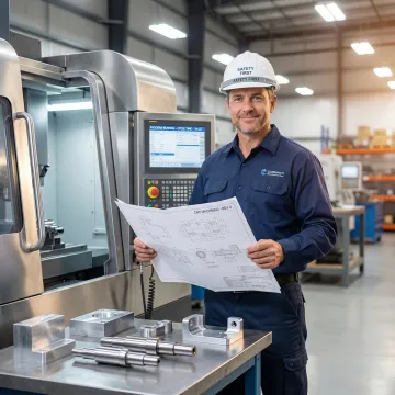 Step-by-step CNC fabrication process from design to finished metal components