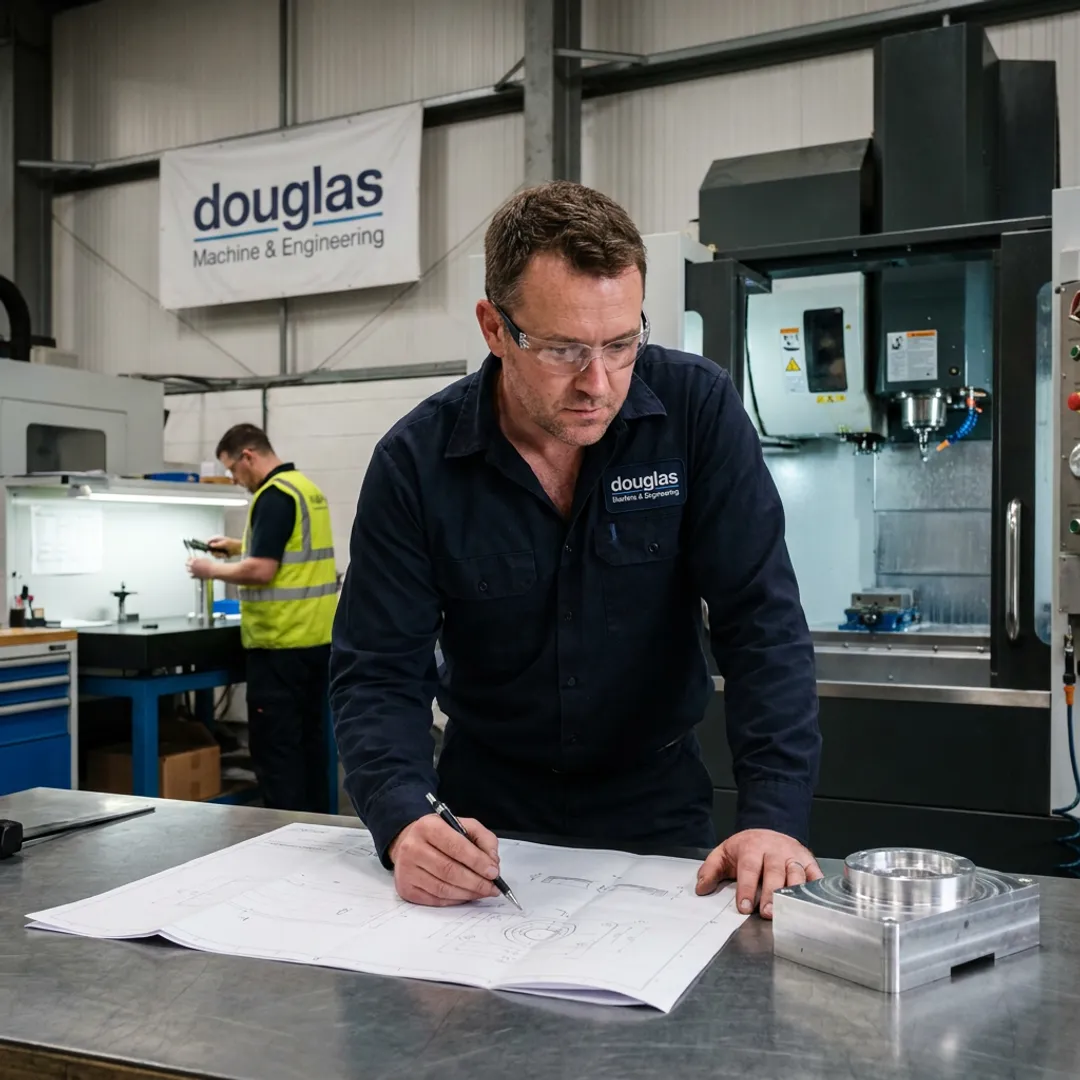 CNC machining process from design to inspection