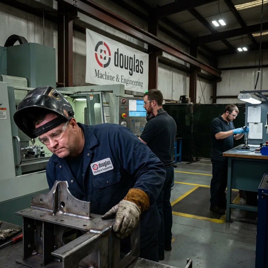 Metal manufacturing workflow from machining to inspection