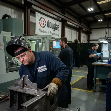 Metal manufacturing workflow from machining to inspection