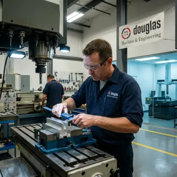 Defense CNC machining and fabrication shop