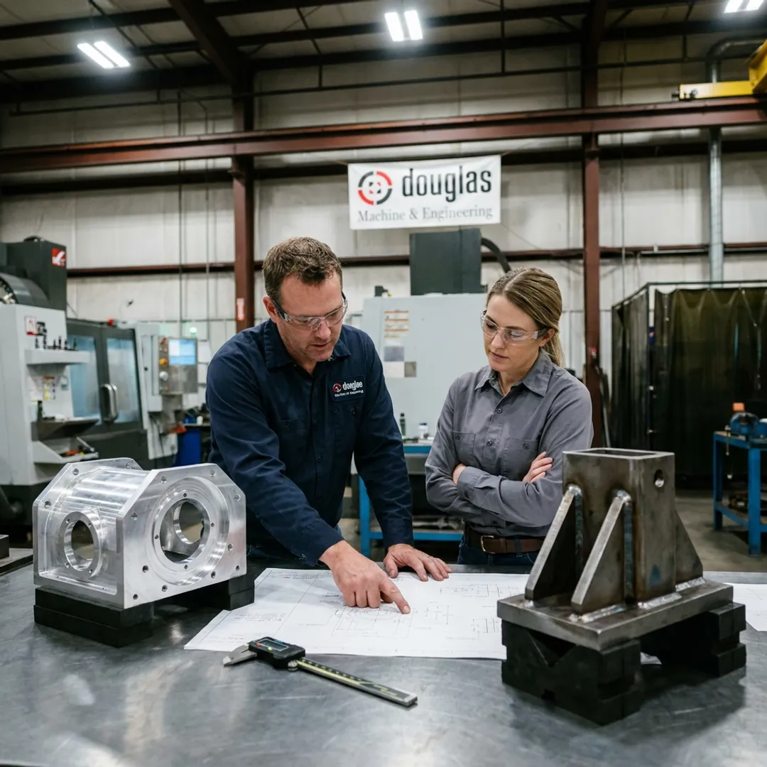 Fabrication workflow for heavy equipment parts