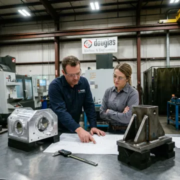 Fabrication workflow for heavy equipment parts