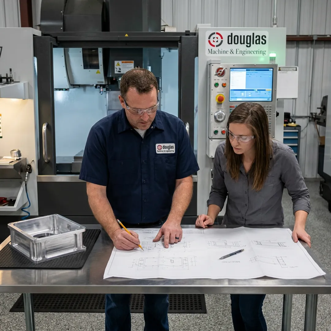 Machining process review in a manufacturing shop