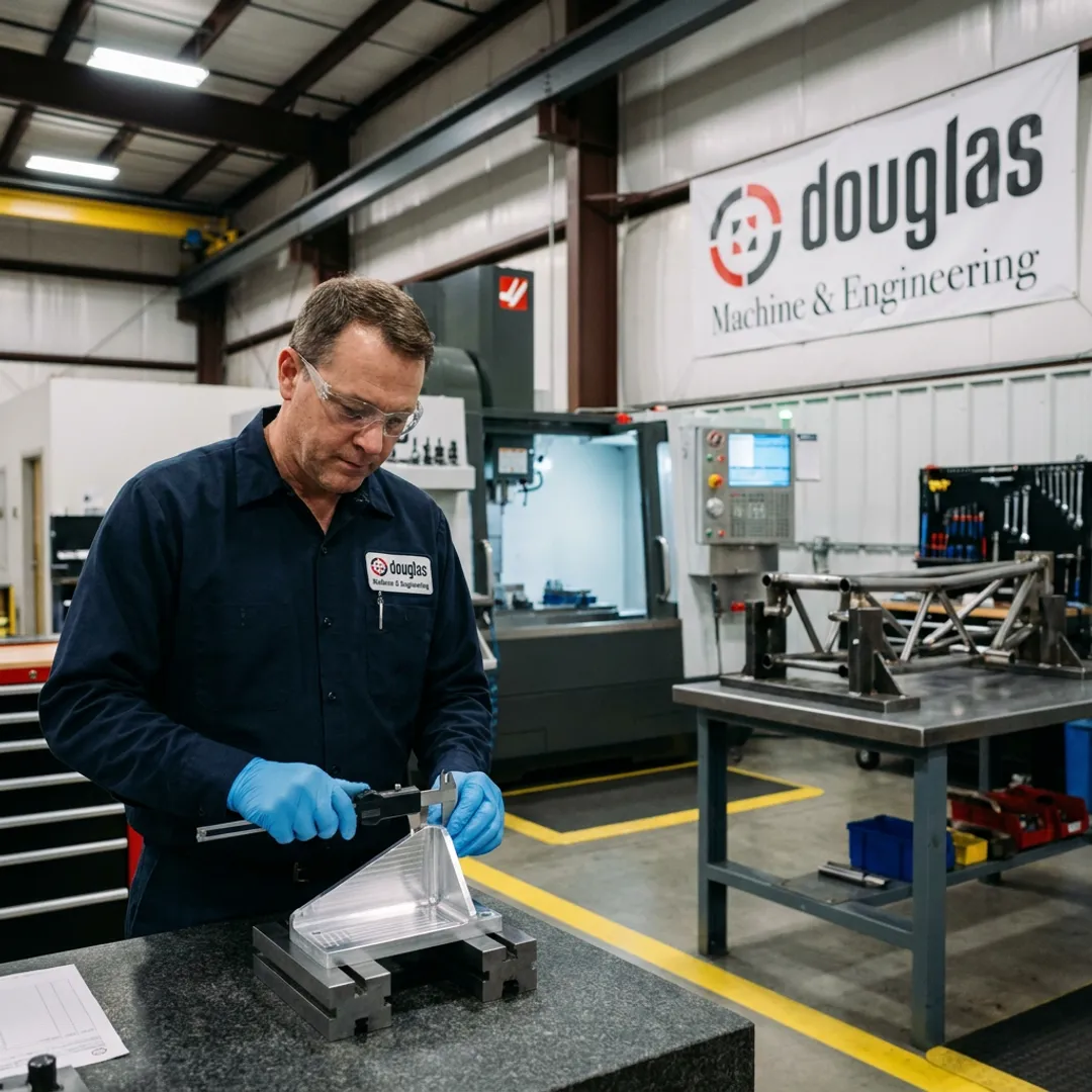 Machined aerospace component inspection