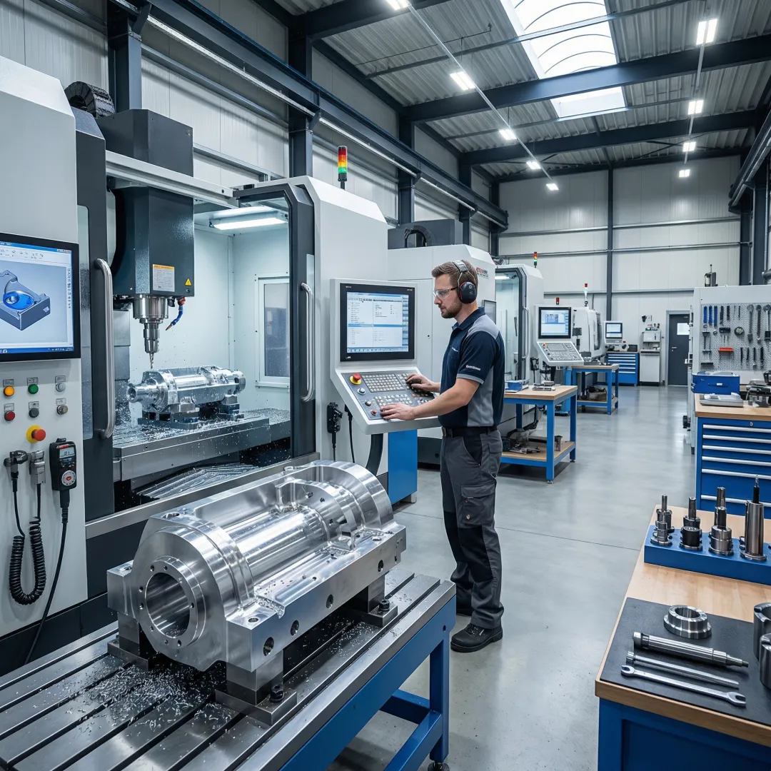 CNC machining process for agricultural farming equipment components at Douglas Machine & Engineering
