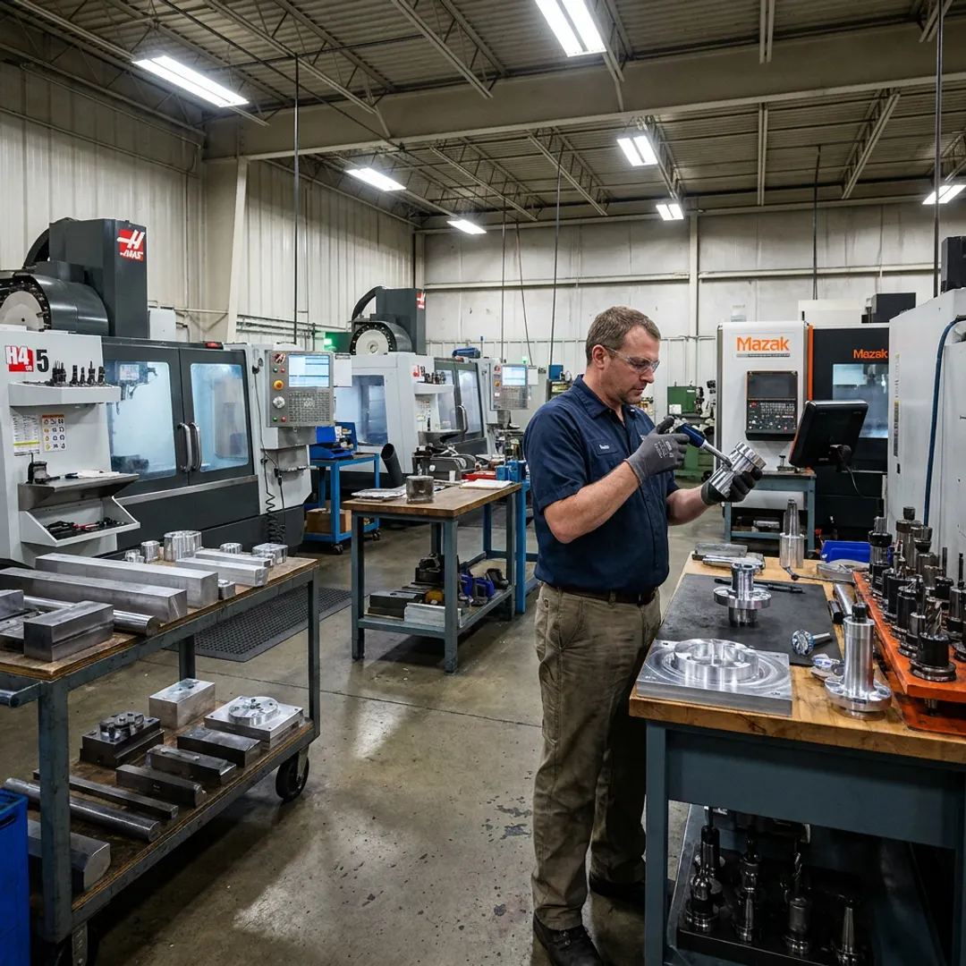 Precision Machine Shop Services Including CNC Work