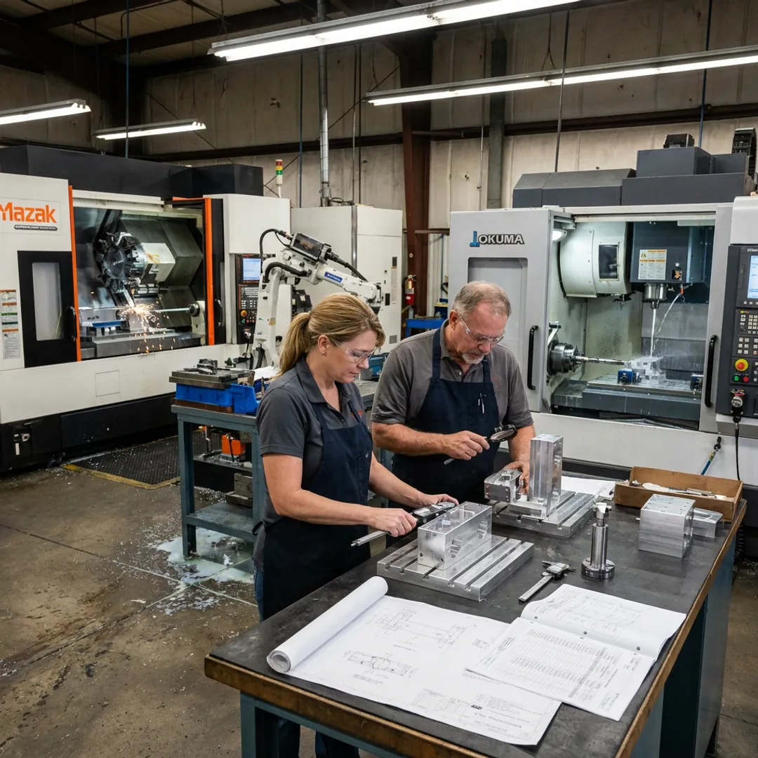 Turnkey engineering process in a CNC production shop