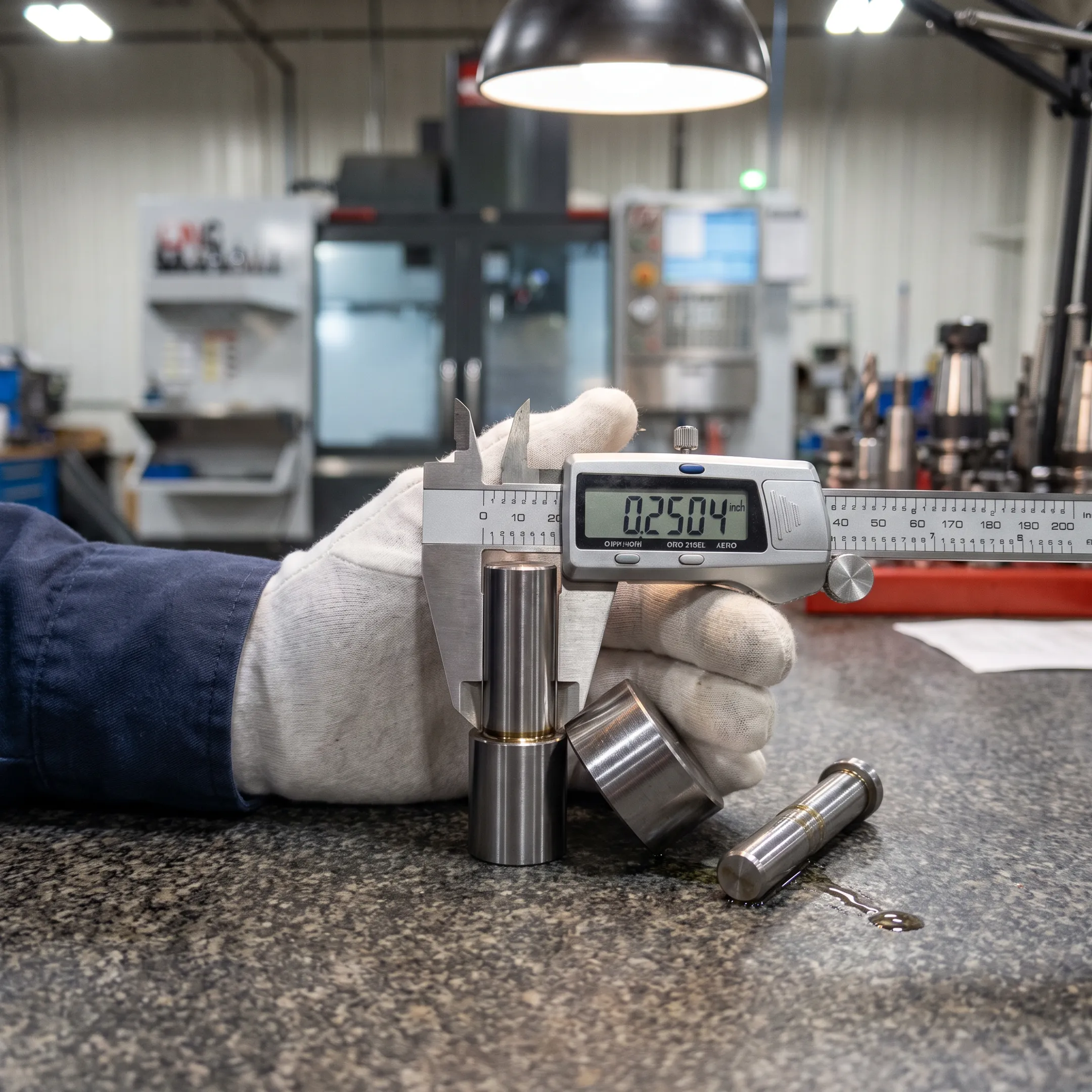 Machined tooling components prepared for industrial production