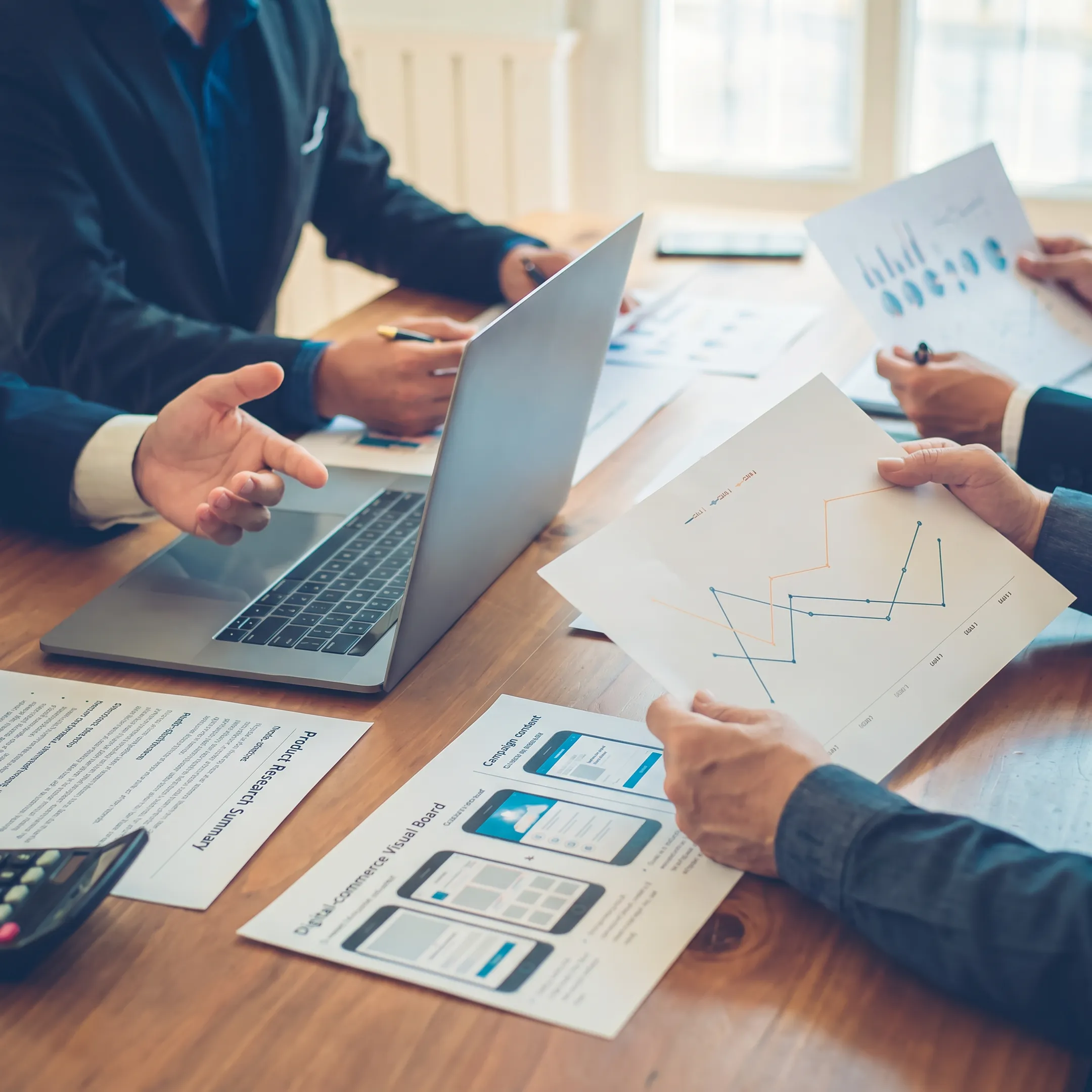 Communications strategist developing messaging for a retail technology product