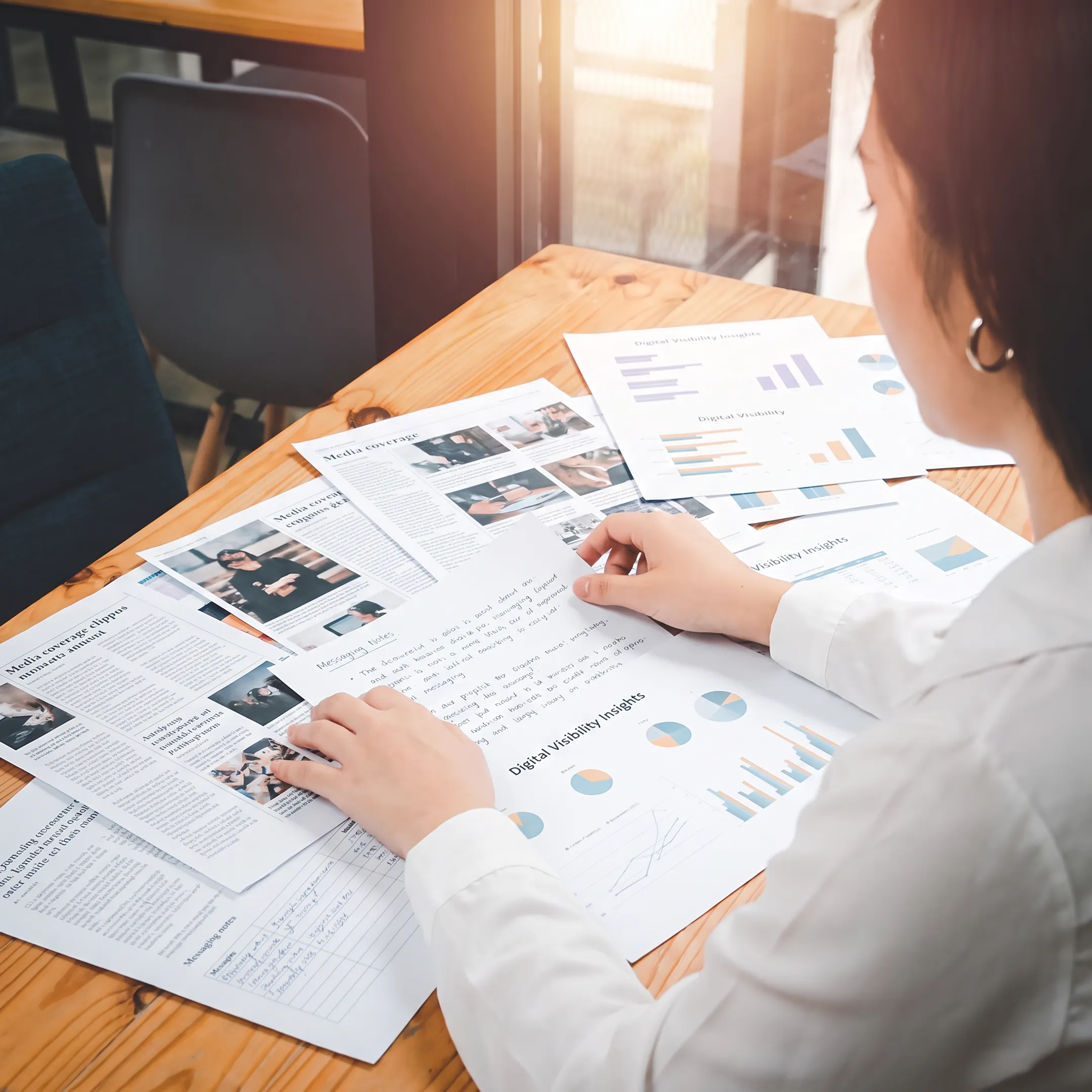 B2B communications strategist developing content and media messaging