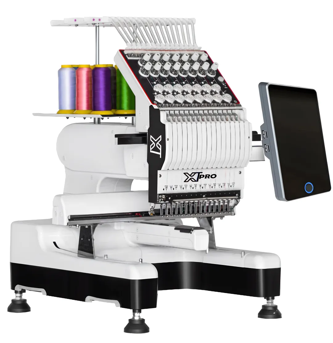 Xtreme Tech XTPro 1401Ci — 14-Needle Single-Head Commercial Embroidery Machine for Sale (New for 2025, USA)