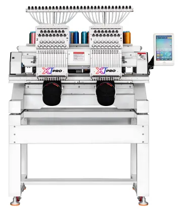 Xtreme Tech XTPro 1502 IPX — 2-Head 15-Needle Commercial Embroidery Machine for Sale, Double Your Embroidery Production (USA)