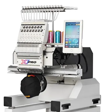 Xtreme Tech XTPro 1501 IPX — 15-Needle Single-Head Commercial Embroidery Machine with Independent Presser Foot Control (For Sale, USA)