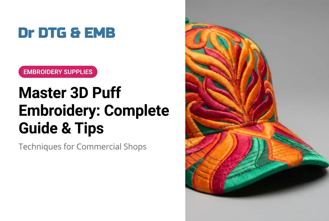 Master 3D Puff Embroidery: Complete Guide & Tips