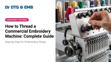 How to Thread a Commercial Embroidery Machine: Complete Guide