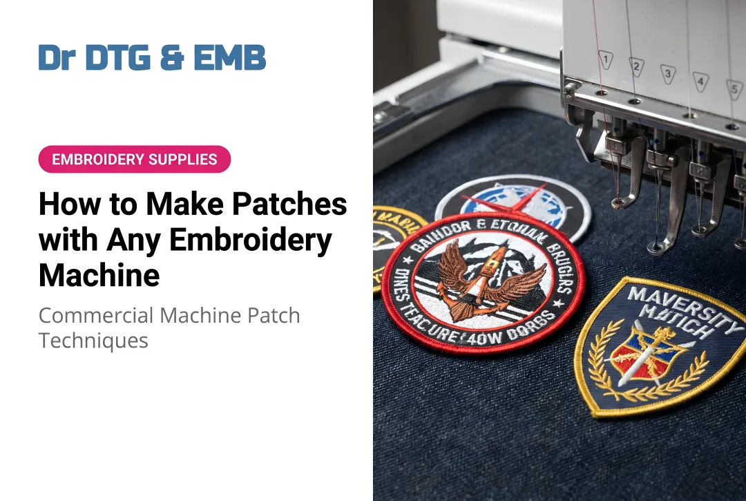 How to Make Patches with Any Embroidery Machine