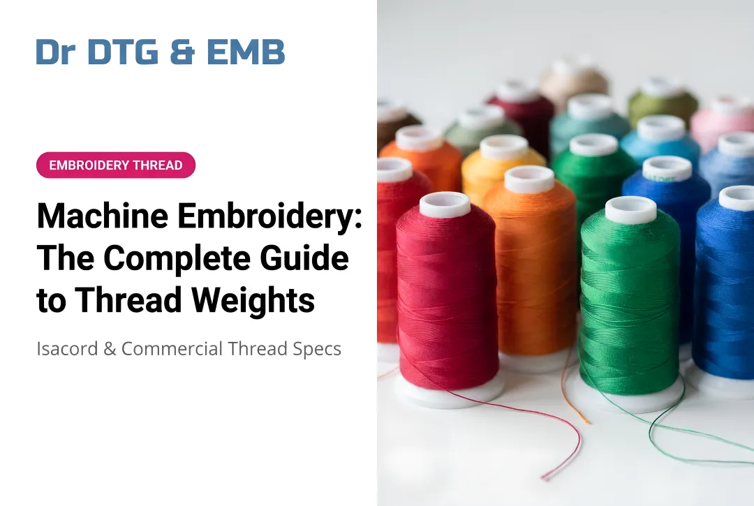 Machine Embroidery: The Complete Guide to Thread Weights