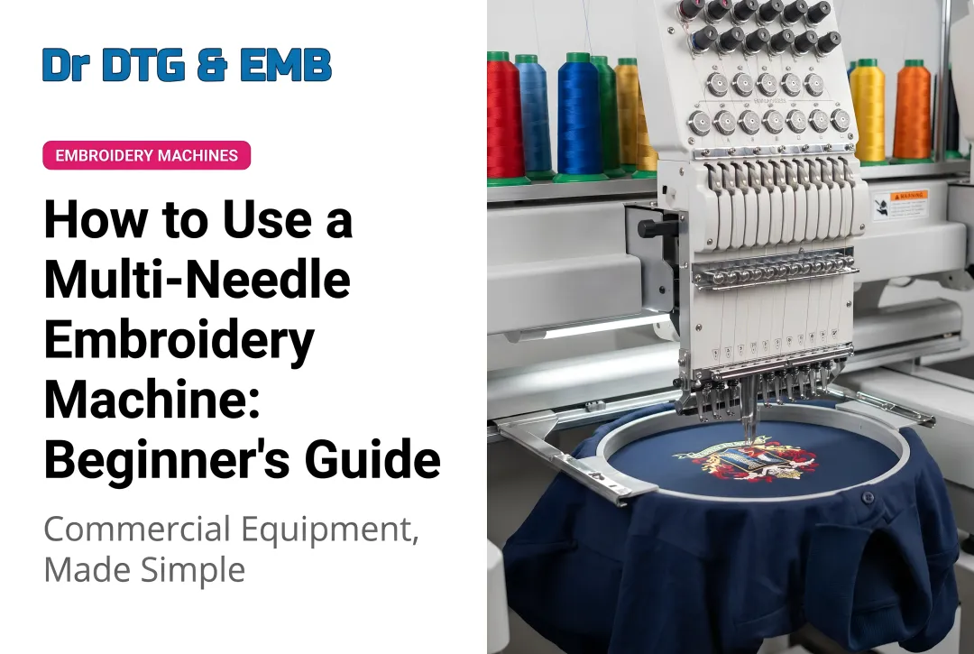 How to Use a Multi-Needle Embroidery Machine: Beginner's Guide