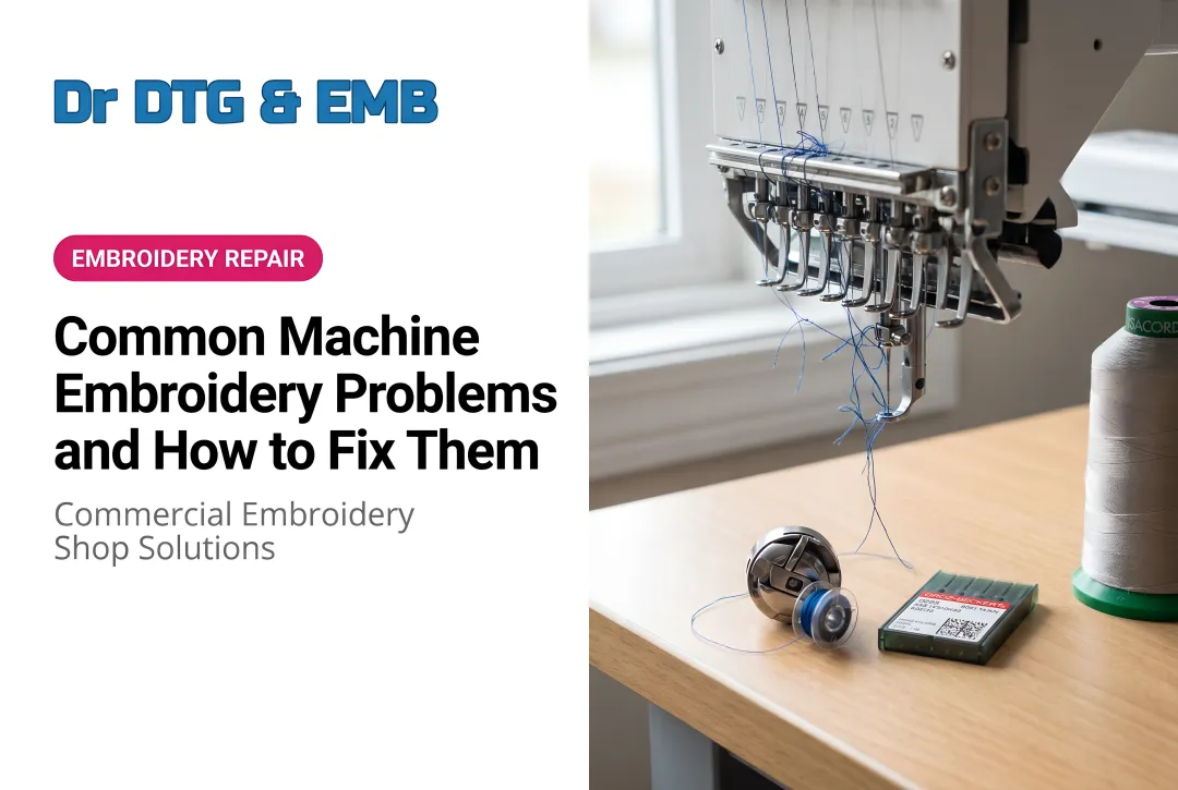 Common Machine Embroidery Problems and How to Fix Them