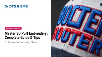 Master 3D Puff Embroidery: Complete Guide & Tips