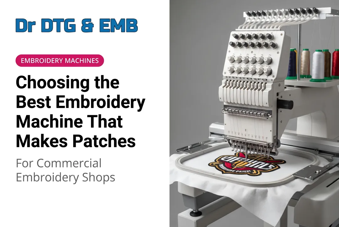 Choosing the Best Embroidery Machine That Makes Patches