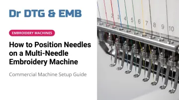 How to Position Needles on a Multi-Needle Embroidery Machine