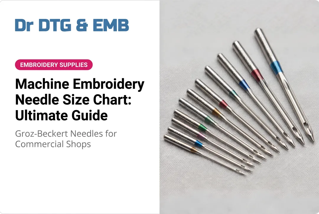 Machine Embroidery Needle Size Chart: Ultimate Guide
