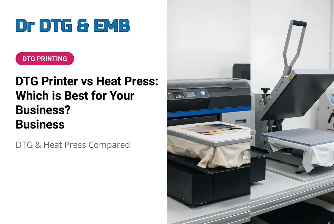 DTG Printer vs Heat Press: Which is Best for Your Business?