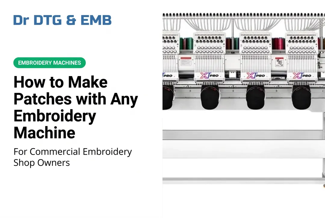 How to Make Patches with Any Embroidery Machine