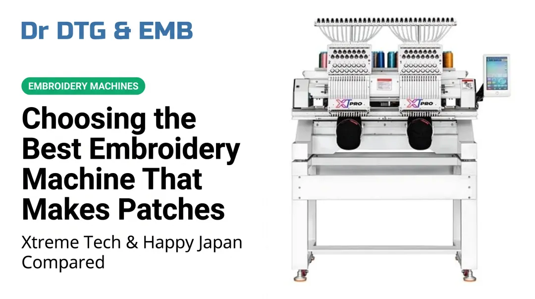 Choosing the Best Embroidery Machine That Makes Patches