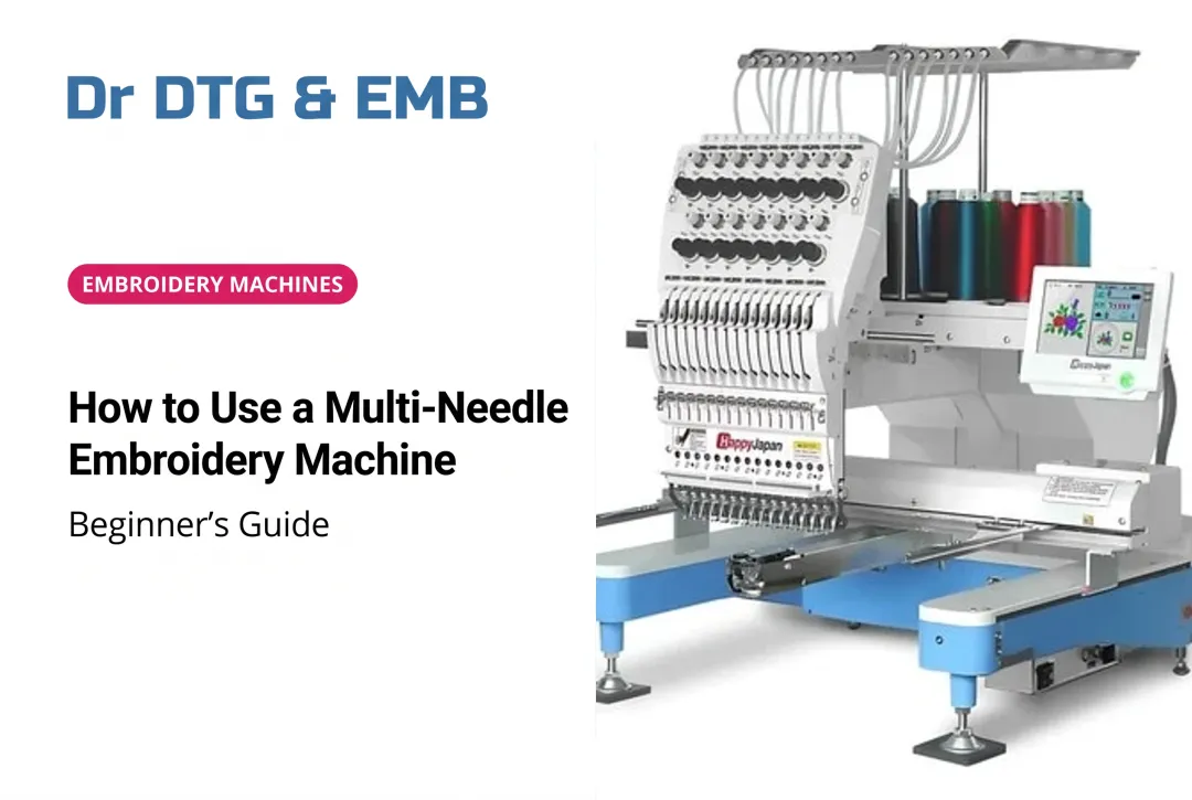 How to Use a Multi-Needle Embroidery Machine: Beginner's Guide