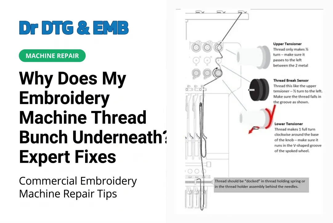 Why Does My Embroidery Machine Thread Bunch Underneath? Expert Fixes