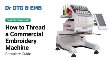 How to Thread a Commercial Embroidery Machine: Complete Guide