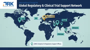 DRK Research Solutions global CDMO office locations across seven countries