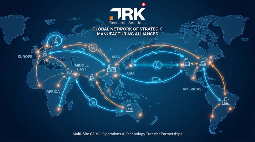 DRK Research Solutions global network of manufacturing partner facilities