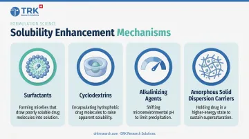 4 mechanisms functional excipients use to enhance drug solubility